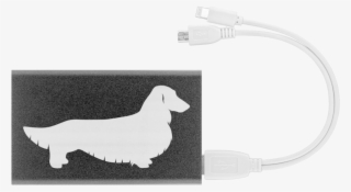 Longhair Dachshund Power Bank - Dachshund