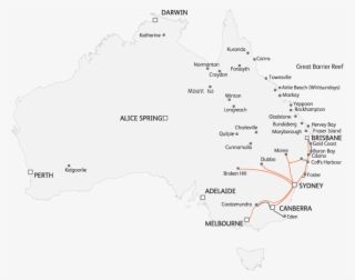 Discovery Pass - Plan Map Of Australia
