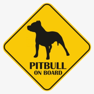 Autós Matrica - Pitbull - Bigfoot Crossing Sign