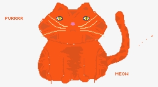 Orange Cat - Cartoon