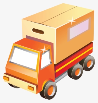 Cartoon Truck Png Clipart - Vector Icons