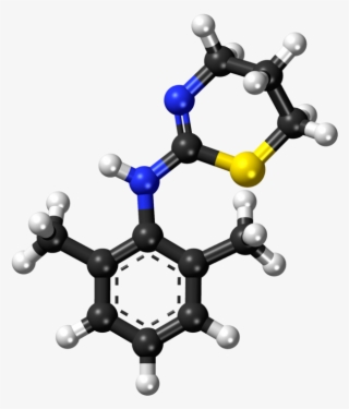 Xylazine - Polystyrene Molecule