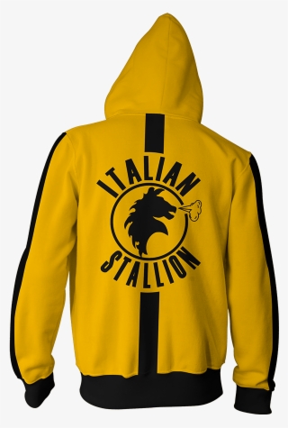 Rocky Balboa Italian Stallion Logo Zip Up Hoodie Fullprinted - Italian Stallion