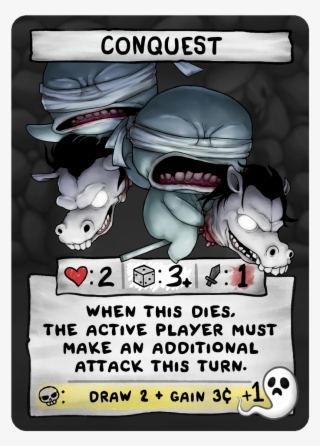 Conquest Is The Bonus Horseman That Yields A Bonus - Binding Of Isaac Pestilence