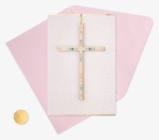 Painted Cross Easter Card - Cross