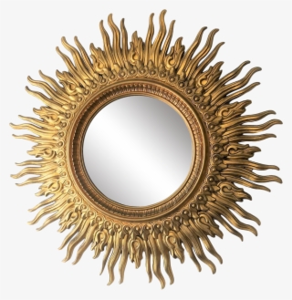 Jpg Library Library Mirror Clipart Vintage Free On - Vintage Sunburst Mirror