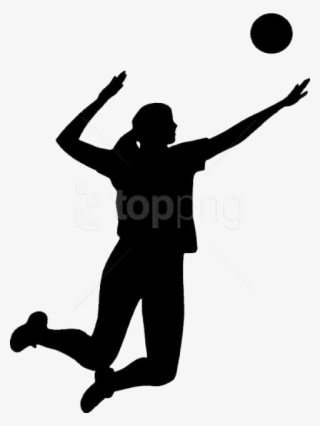 Free Png Download Volleyball Player Clipart Png Photo - Volleyball Player Silhouette Png