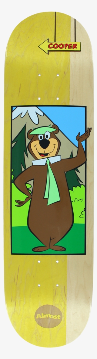 Almost Wilt Yogi Bear Skateboard Deck - Yogi Bear Skateboard