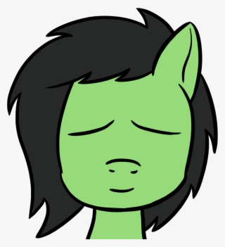 Craftycirclepony, Bust, Eyes Closed, Female, Filly, - Cartoon