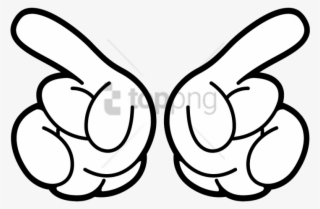 Free Png Two Mickey's Hands Png Image With Transparent - Mickey Mouse Hands Png