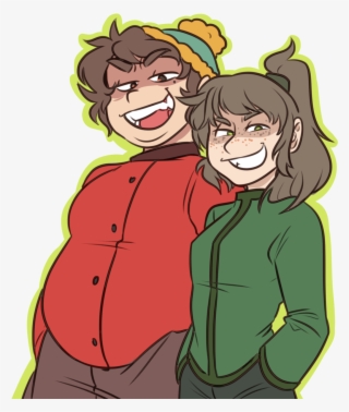 Cartman And His Scrapped Sister From The Pilot - South Park Cartman Sister