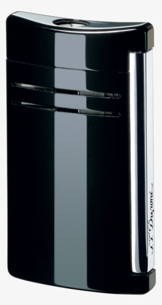 Dupont Maxijet Chrome Finish Lighter, Black As Night - Dupont Jet Flame