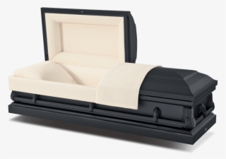 Ammen Family Apollo Flat Black Casket - All Black Casket