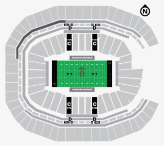 College Football Championship 2018 Seating Chart Black - Super Bowl 2019 Tickets