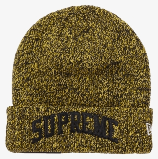 Yellow New Era Supreme Beanie