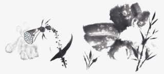 1272 X 754 10 - 国画 水墨 荷花