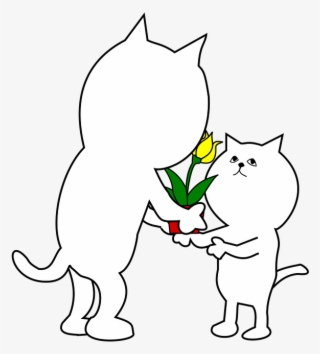 Gift Inheritance Parent Child Cat Cartoon Family - Cartoon