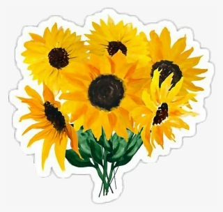 Girasoles Sticker - Sunflowers Sticker