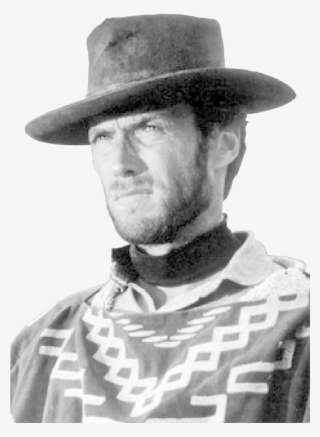 Sticker Clint Eastwood Noir Et Blanc Western Tinnova - Clint Eastwood Few Dollars More