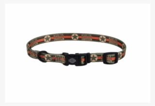 Hd Adj Nylon Collar 5/8"x18" Vintage Military Star - Bracelet