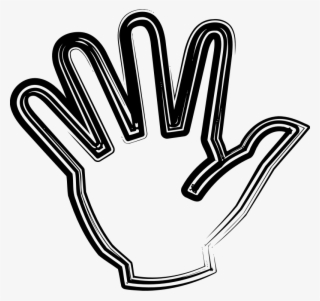 This Png File Is About Palm - Sign