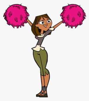 Cheering For The Team - Total Drama Courtney Png