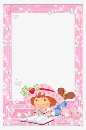 Disney Frames, Stationary Printable, Page Borders Design, - Strawberry Shortcake: Life Is Good