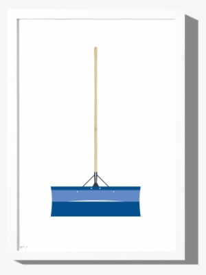 Snow Shovel Art Print