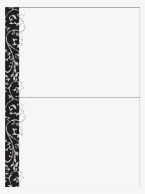Elegant Vine Small Label Stickers - Monochrome