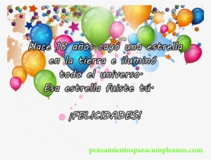 Tarjetas De Cumpleaños 18 Años Varon Con Frase - Fondo Para Cum Leaños