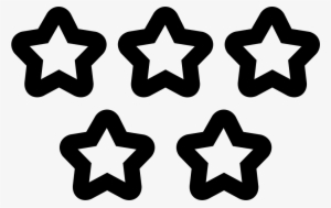 Five Stars Quality Symbol - Corona Navideña En Silueta