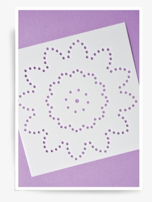 Mandala Stencil Set 44001 Mandala Stencil Layer A - Alphabet