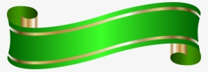 Elegant Banner Green Png Clip Artu200b Gallery Yopriceville - Blue Ribbon Banner Png