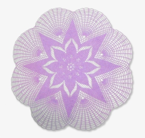 Doily Graphic Star White - Painting