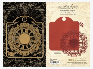Square Tag & Clock Dies - Graphic 45 Metal Dies