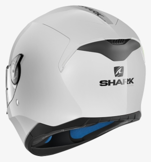 D-skwal - Shark Skwal Helmet Blank Whu White L Mens Motorcycle