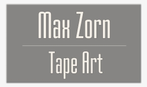 Tape Art, By Max Zorn, A Street Artist From Amsterdam, - Management
