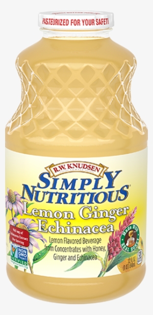 Lemon Ginger Echinacea - Rw Knudsen Simply Nutritious 100% Juice, Natural -