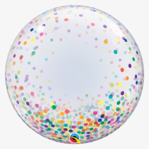 24" Deco Bubble Colourful Confetti Dots - Deco Bubble