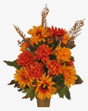 Flowers Png File - Silk Cemetery Flowers For Fall