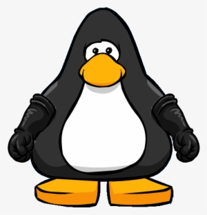Agent Top Secret Gloves Player - Club Penguin Black Penguin