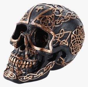 Celtic Cross Black Skull - Celtic Skull