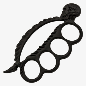 Tiger Tactical Black Skull Iron Flamer Buckle - Steel