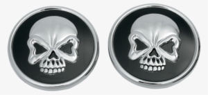 Drag Specialties Pair Vented & Non Vented Chrome/black