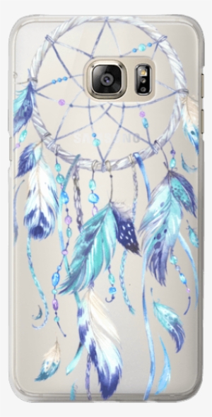 Watercolor Blue Dreamcatcher Feather Dream Catcher