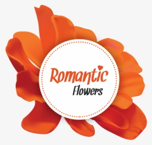 Orange Romantic Flowers, Romantic Flower, Tropical - Portable Network Graphics