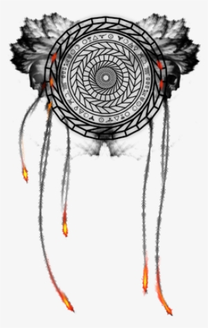 Demonic Dreamcatcher - Transparent Red Dream Catcher