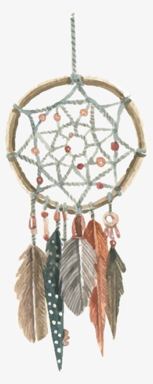 Watercolour Watercolor Dreamcatcher Ftestickers Freetoedit - Acuarela Atrapasueños Png
