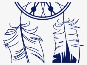 Dreamcatcher Clipart Beautiful - Indian Feathers Svg
