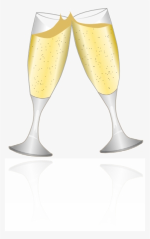 2 Champagne Cups Transparent Png